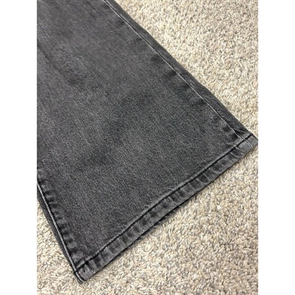 BDG Stretch High Rise Flare Jeans Women's 27 Distressed Black Y2K‎ 31"Inseam - Picture 5 of 9